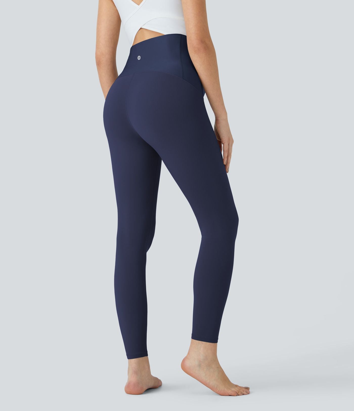 Legging 7/8 de yoga de maternité Softlyzero™ à taille très haute - Protection UPF50+