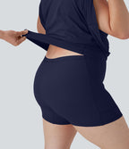 Robe de sport grande taille dos nu Softlyzero™ Plush - longueur rallongée - Easy Peasy Edition