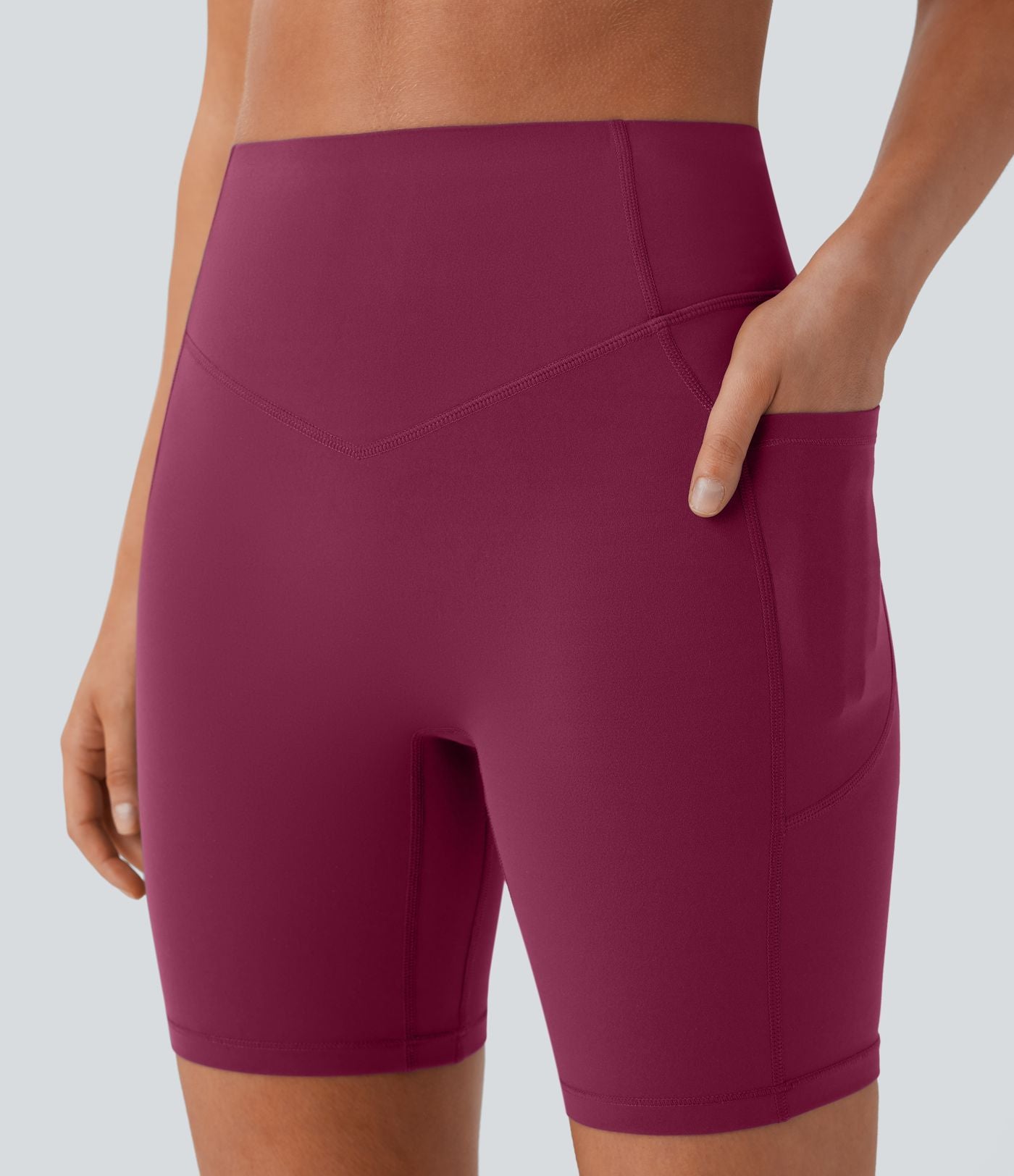 Legging de yoga gainant taille haute chiné à séchage rapide avec poches Halara UltraSculpt™