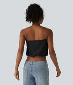 Débardeur court à lacets SoftlyZero™ - Protection solaire UPF50+