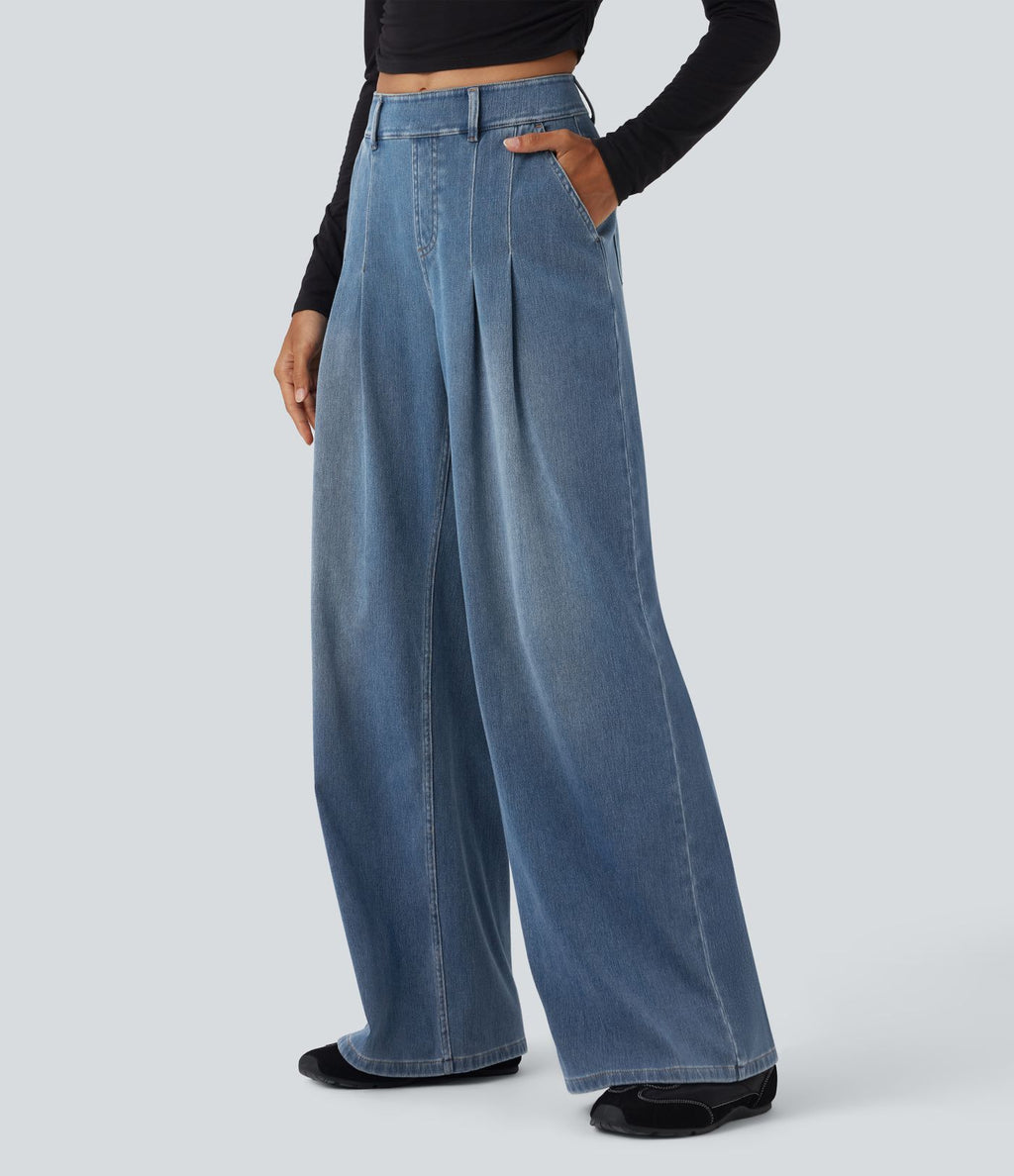 Jean large Halara Flex™ taille mi-haute avec poches