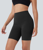 Short cycliste 17,5 cm d'entraînement gainant galbant taille haute avec poches Halara UltraSculpt™