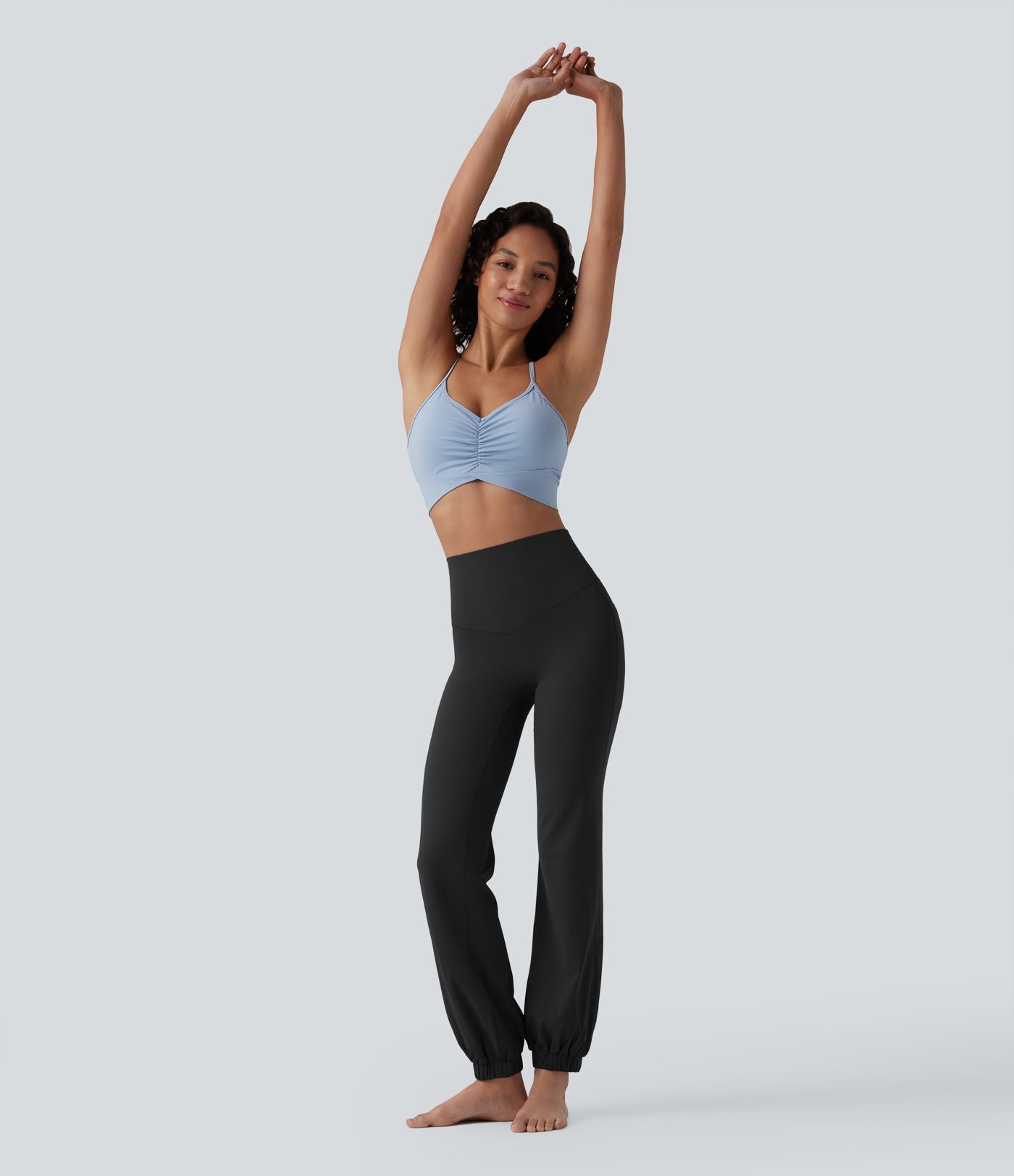 Jogging ballon danse SoftlyZero™ taille haute gainant avec poches