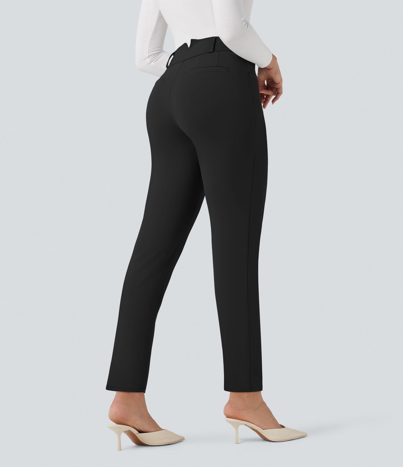 Pantalon de travail fuselé 7/8 taille haute Halara Flex™ DayStretch avec poches