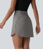 Jupe de golf courte 2-en-1 SoftlyZero™ Airy effet frais InstantCool taille ultra-haute gainant avec ourlet arrondi et poches