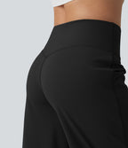 Pantalon corsaire ample SoftlyZero™ Airy effet frais InstantCool taille haute gainant avec poches