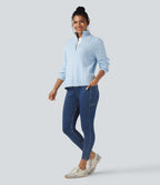 Halara Flex™ Jegging Travail Tricoté Extensible Lavé Poche Latérale Croisée