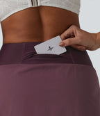 Bas de bikini 2-en-1 taille haute avec poche