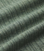 Robe mini évasée décontractée, maille côtelée en lin mélangé,  col V, manches courtes
