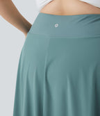 Breezeful™ Taille Haute à Volants 2 en1 Fluide Sèchement Rapide Quotidien Causal Grande Taille