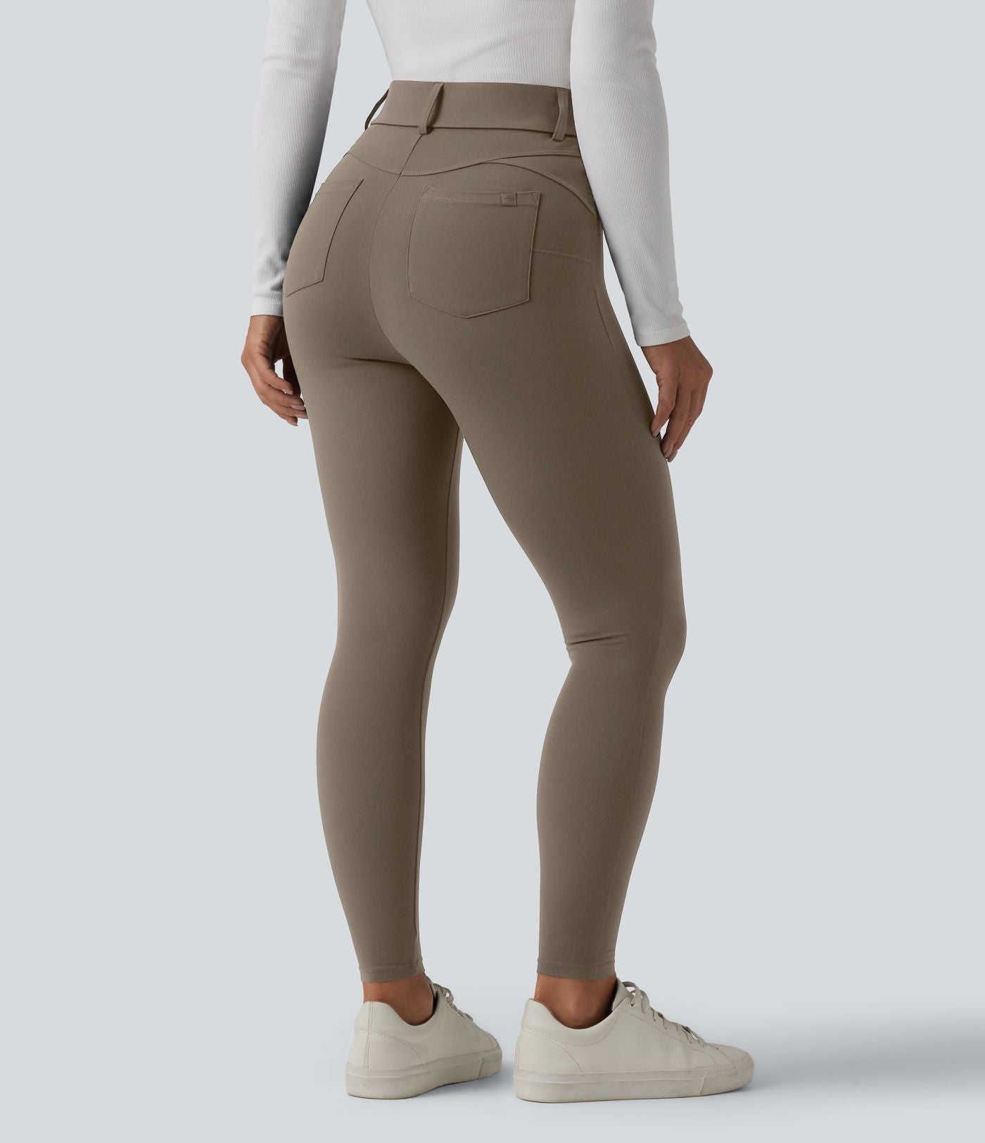 Legging décontracté 7/8 Halara UltraSculpt™ taille haute avec poches