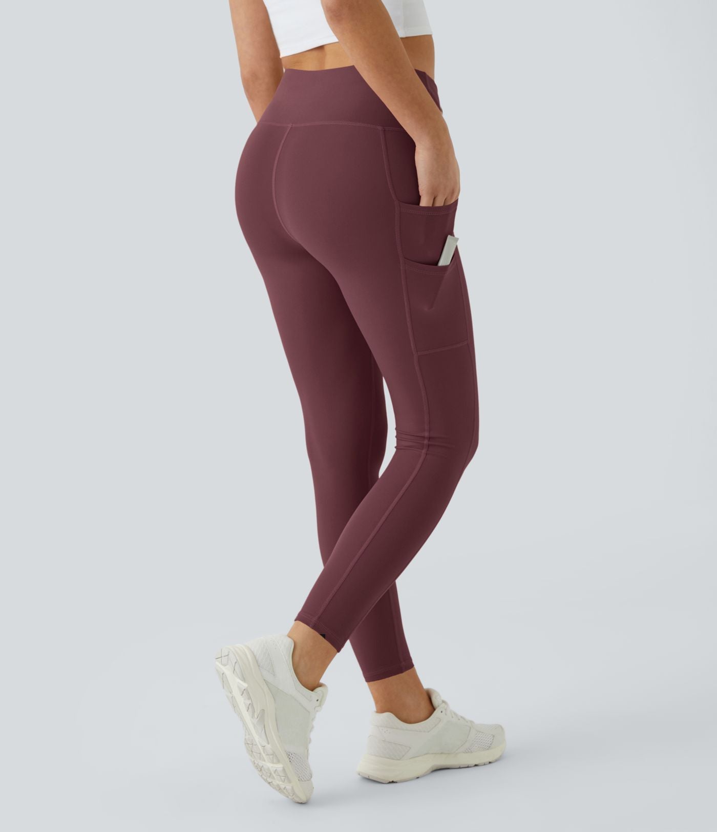 Softlyzero™ Legging Uni Taille Haute Doubles Poches - UPF50+