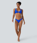 Bas de maillot de bain bikini échancré