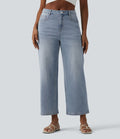 Halara Flex™ Jean large 7/8 taille mi-haute avec poches
