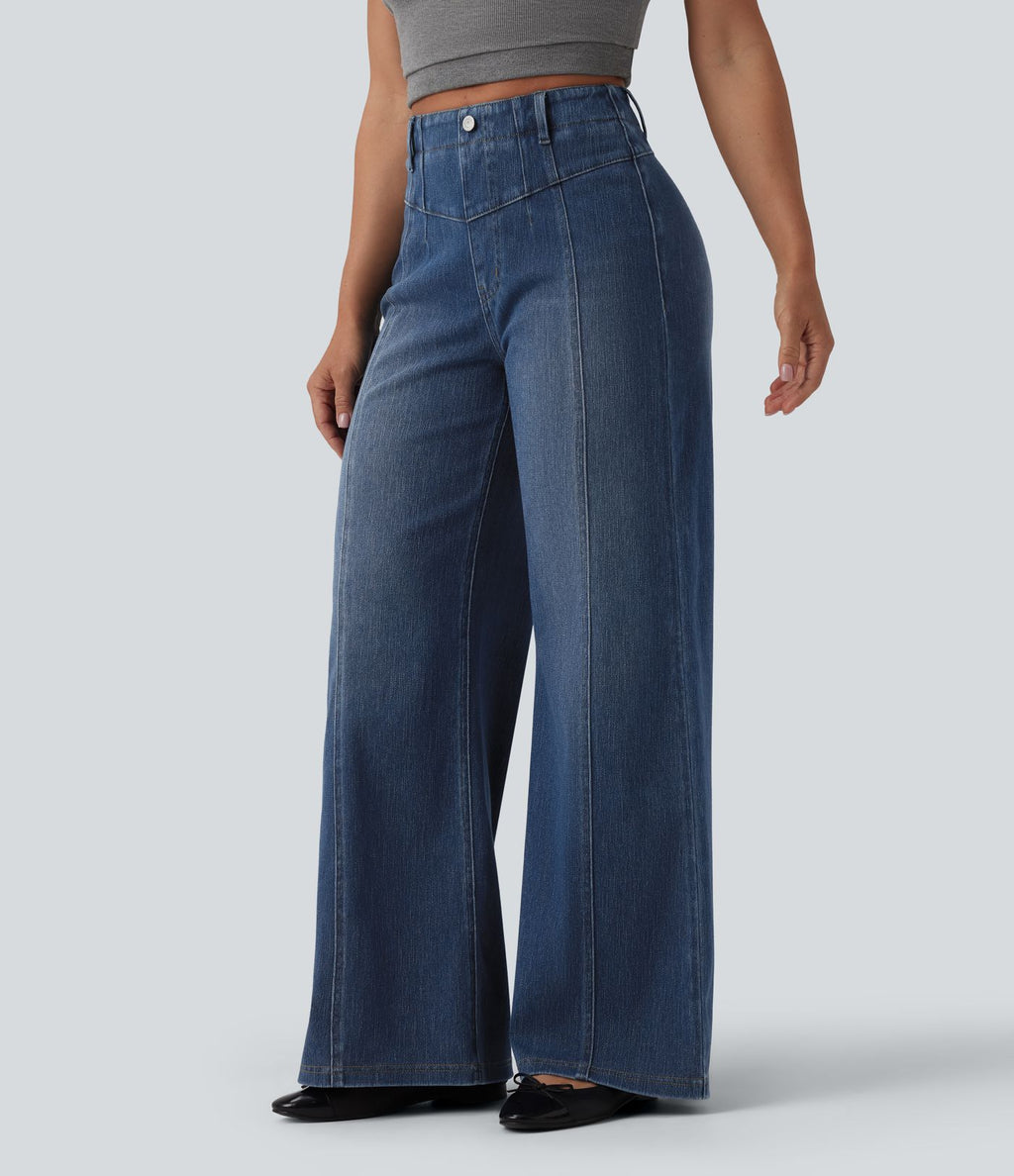 Halara Flex™ Jean casual taille haute ventre plat