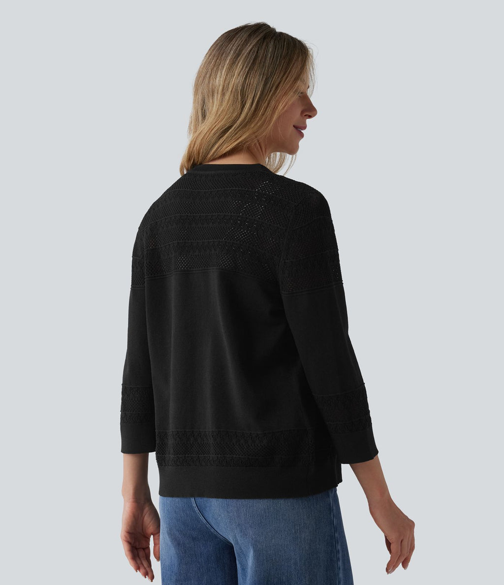 Gilet de travail col V boutonnage crochet