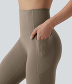 Legging 7/8 de yoga taille haute gainant sculptant anti-roulottage Halara UltraSculpt™ avec poches