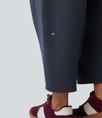 Pantalon 7/8 jambes tonneau taille moyenne DayStretch avec poches