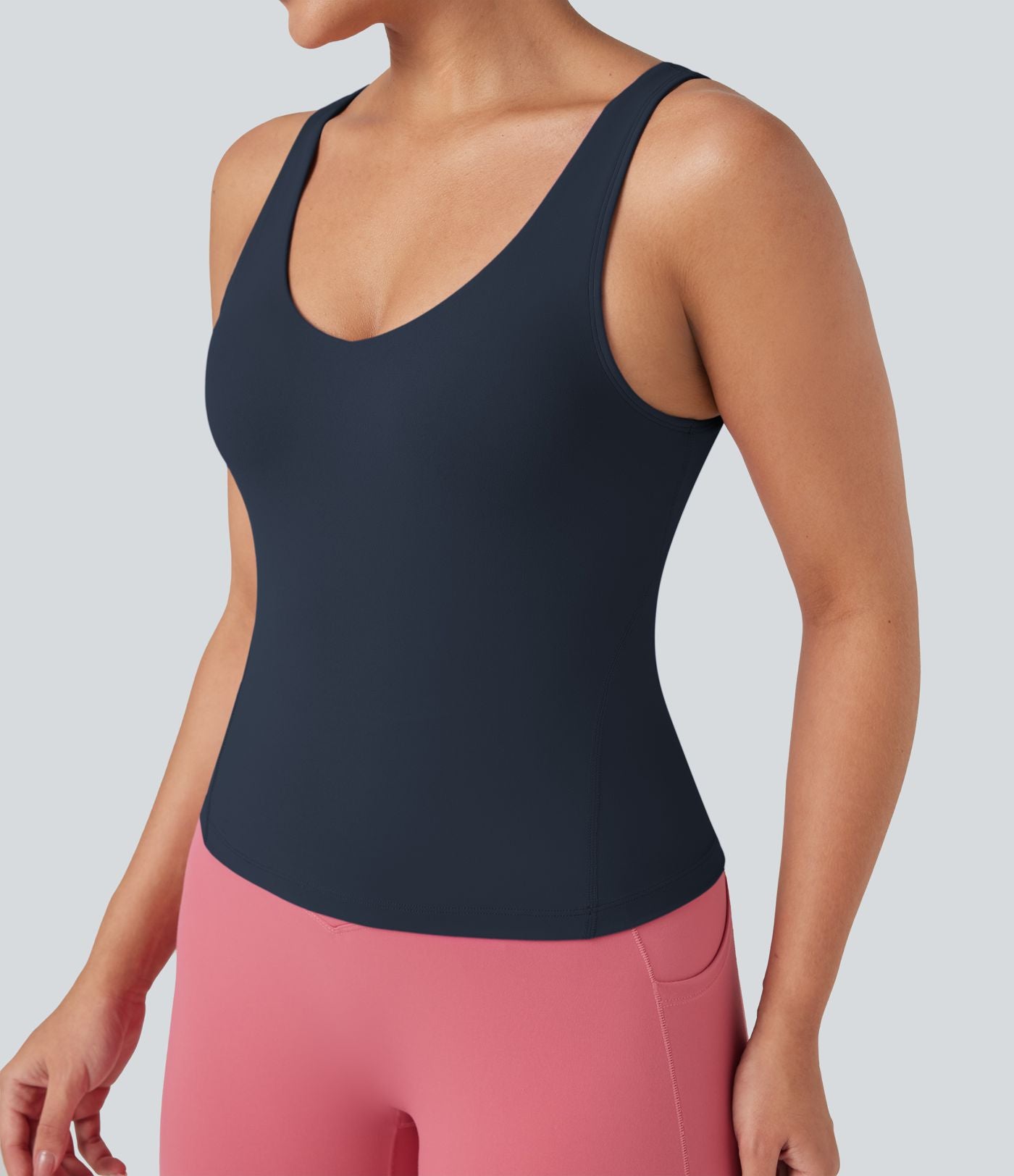 Débardeur de yoga Halara UltraSculpt™ col V profond dos échancré