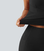 Débardeur de course SoftlyZero™ Airy col cœur croisé brassière intégrée effet frais InstantCool, protection solaire UPF50+