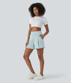 Short de travail large taille haute DayStretch avec poches