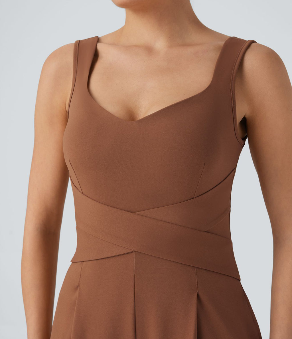 Combinaison casual sans manches dos U avec poches - Édition Easy Peasy