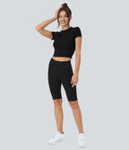 Haut de sport golf SoftlyZero™ Airy à manches courtes à demi-zip et effet frais InstantCool