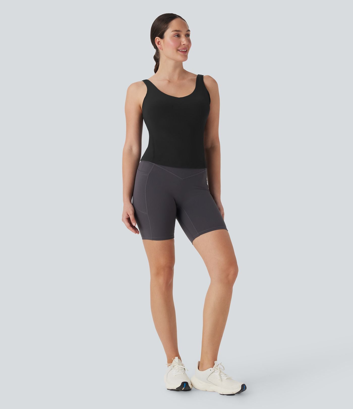Débardeur course SoftlyZero™ Plush col V rembourré E-G
