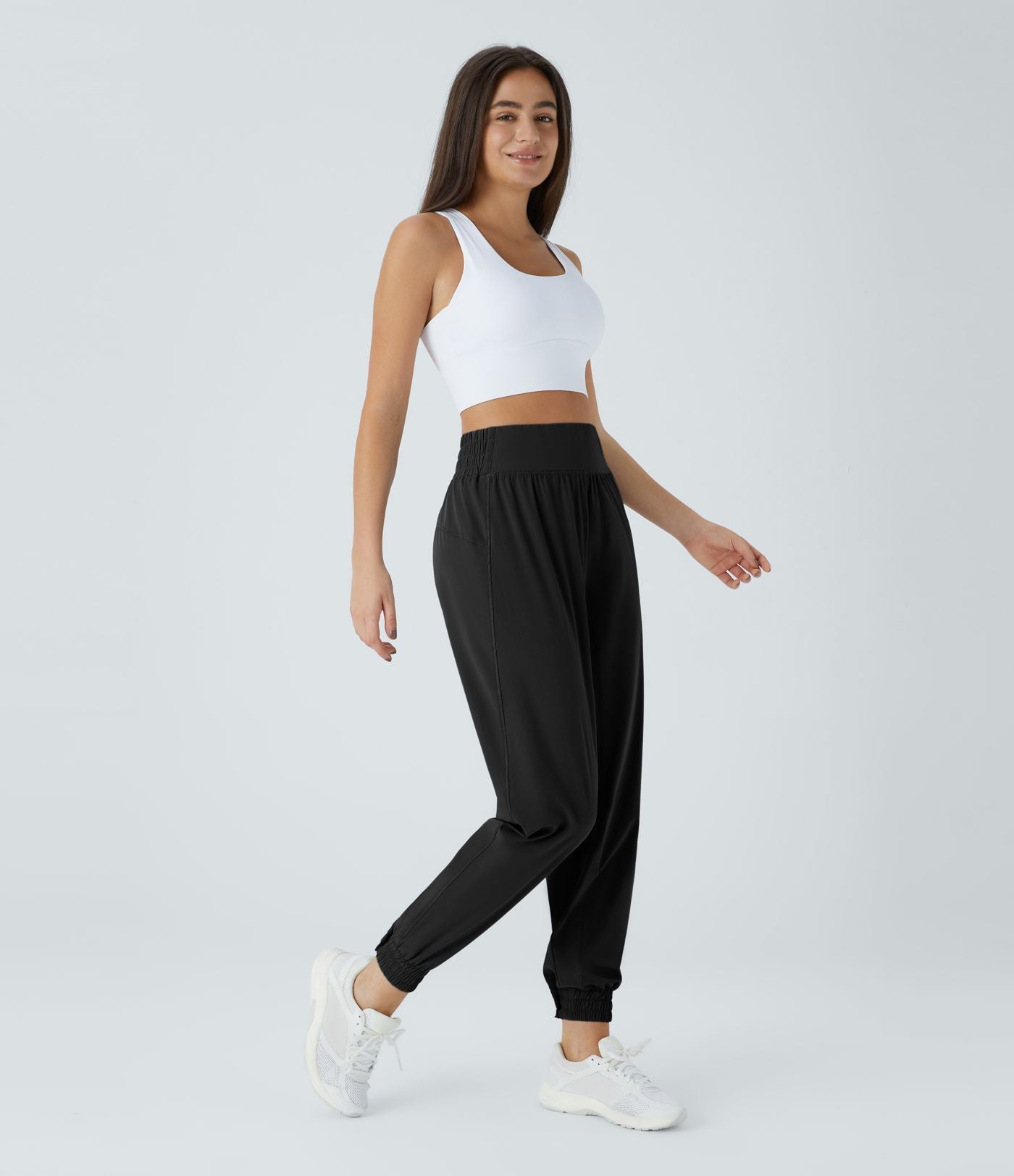 Jogging Randonnée Taille Haute Ceinture Élastique