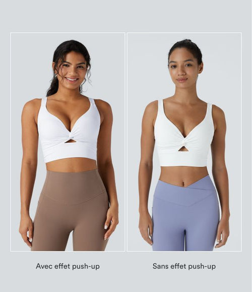 Brassière de sport yoga Halara UltraSculpt™ push-up coques moulées maintien léger