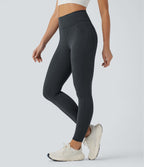 Legging de yoga gainant galbant taille haute imprimé denim avec poches Halara UltraSculpt™