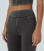 Halara Flex™ Jegging Capri Taille Haute Extensible Poche Latérale Arrière