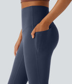 Pantalon de yoga à coupe bootcut gainant taille haute avec poches Halara UltraSculpt™