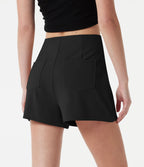 Short tailleur taille haute 7,5 cm avec poches