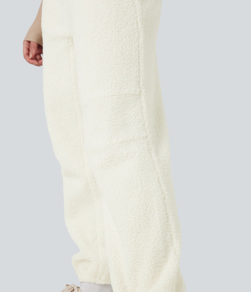 Salopette sherpa avec poches