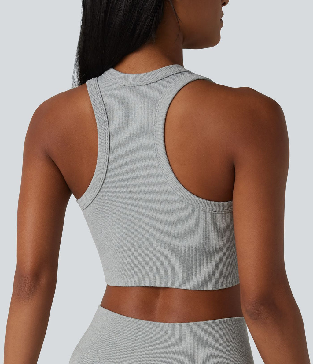 OneForm Seamless Flow Crop top casual dos nageur sans couture