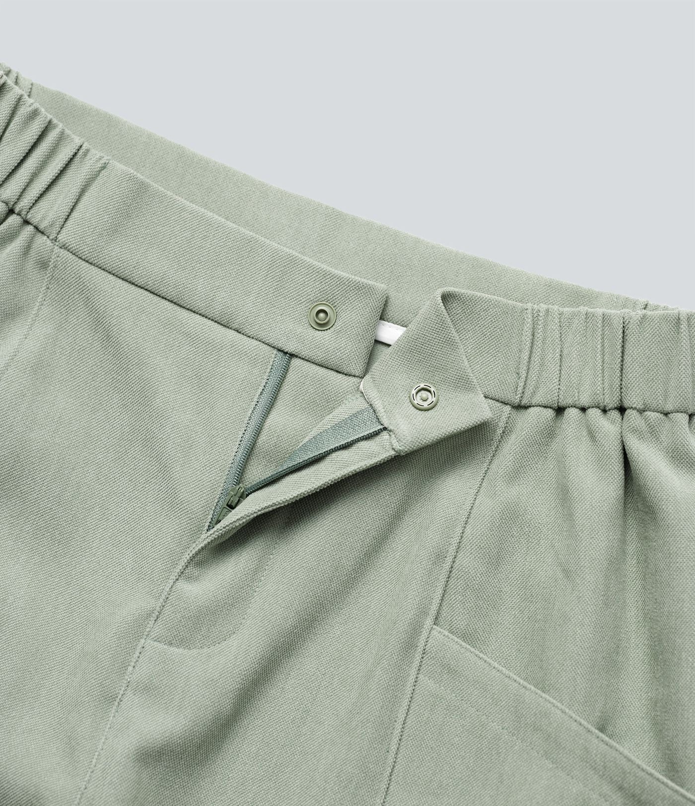 Pantalon barrel taille haute avec poches