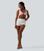 Bas de maillot de bain bikini taille haute imprimé léopard
