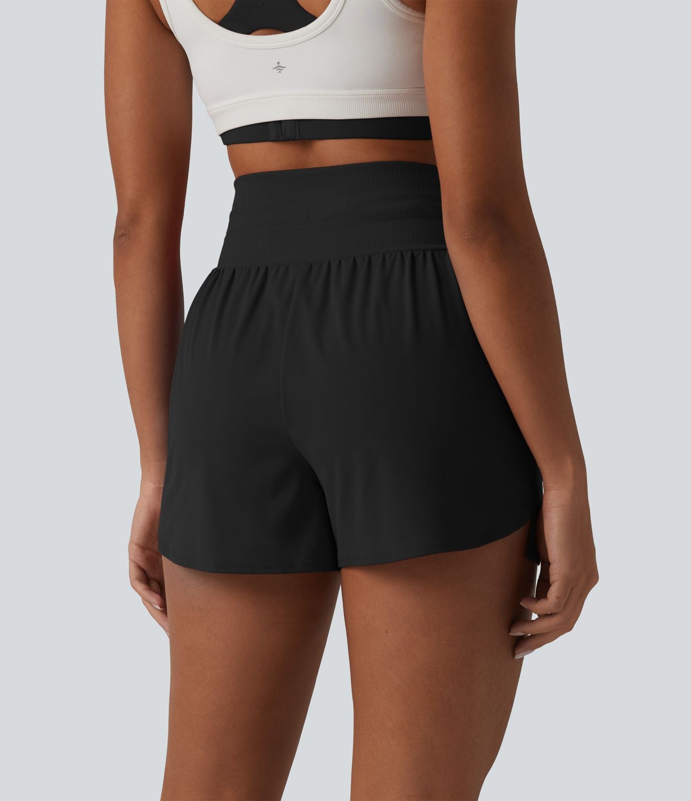 Short de yoga taille haute Halara UltraSculpt™ à cordon de serrage 9 cm avec poches