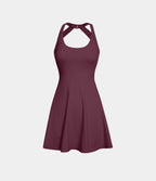 Robe de sport dos nu torsadée A-C
