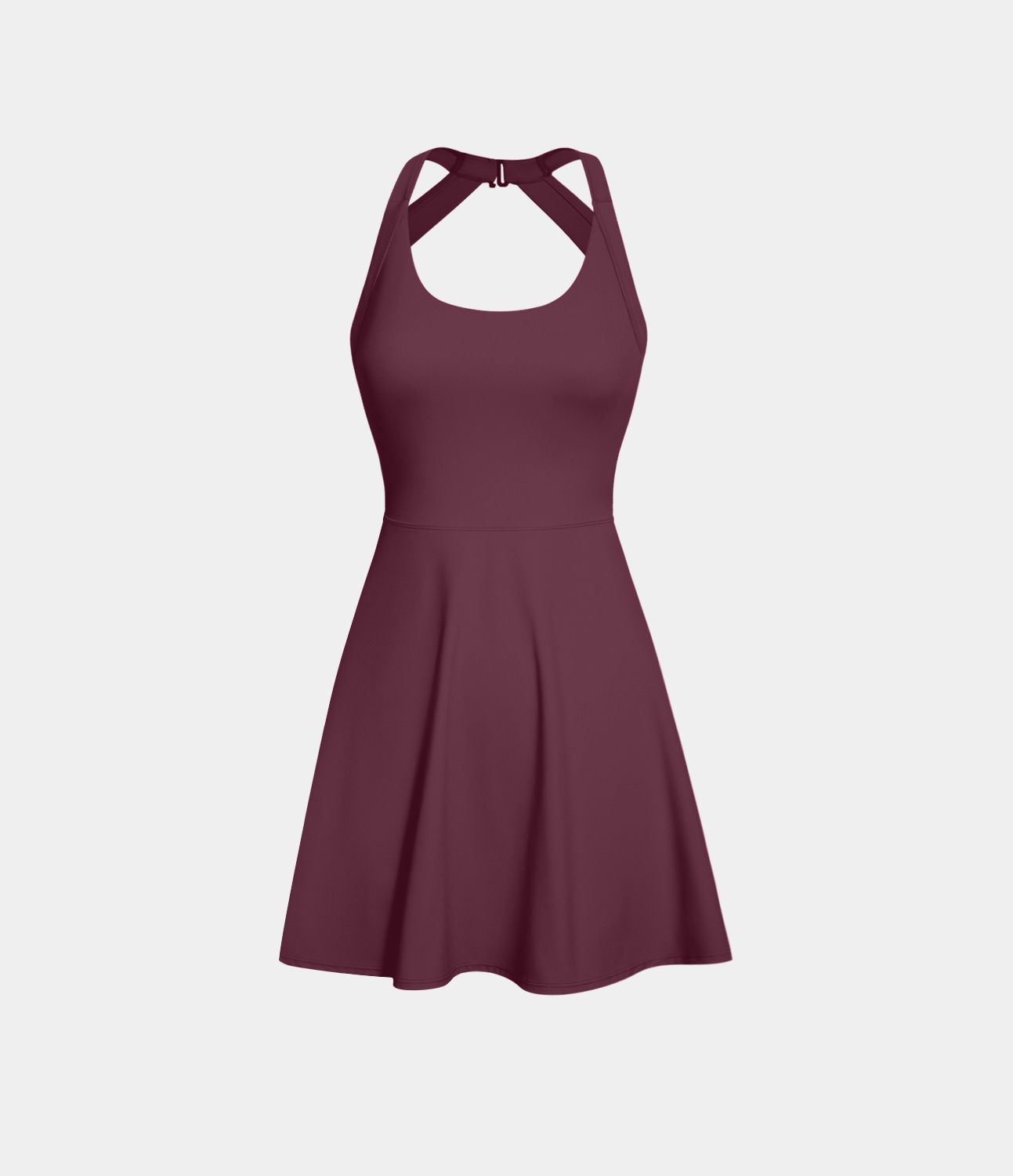 Robe de sport dos nu torsadée A-C
