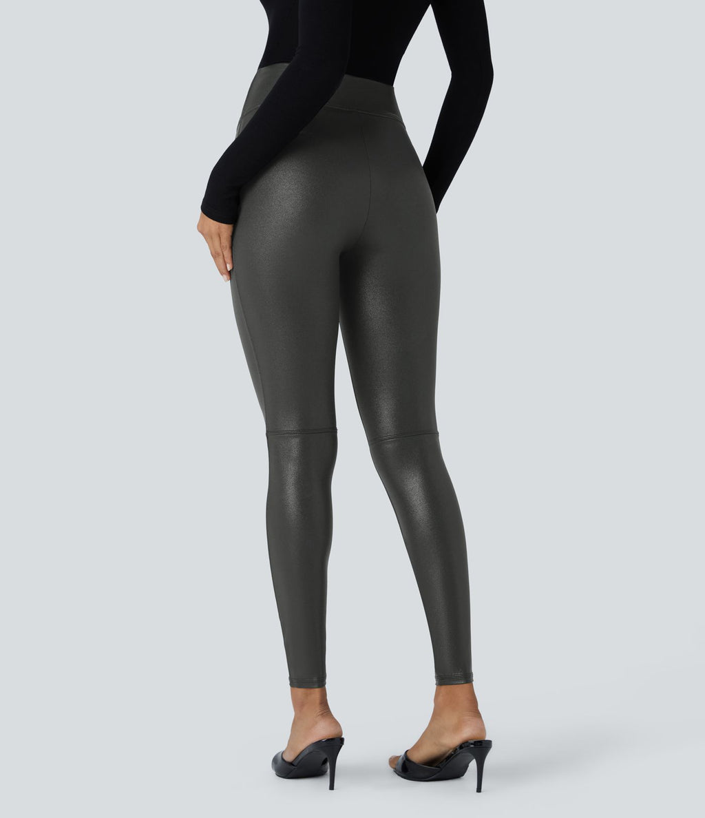 Short cycliste 12,5 cm d'entraînement gainant taille haute avec poches Halara UltraSculpt™