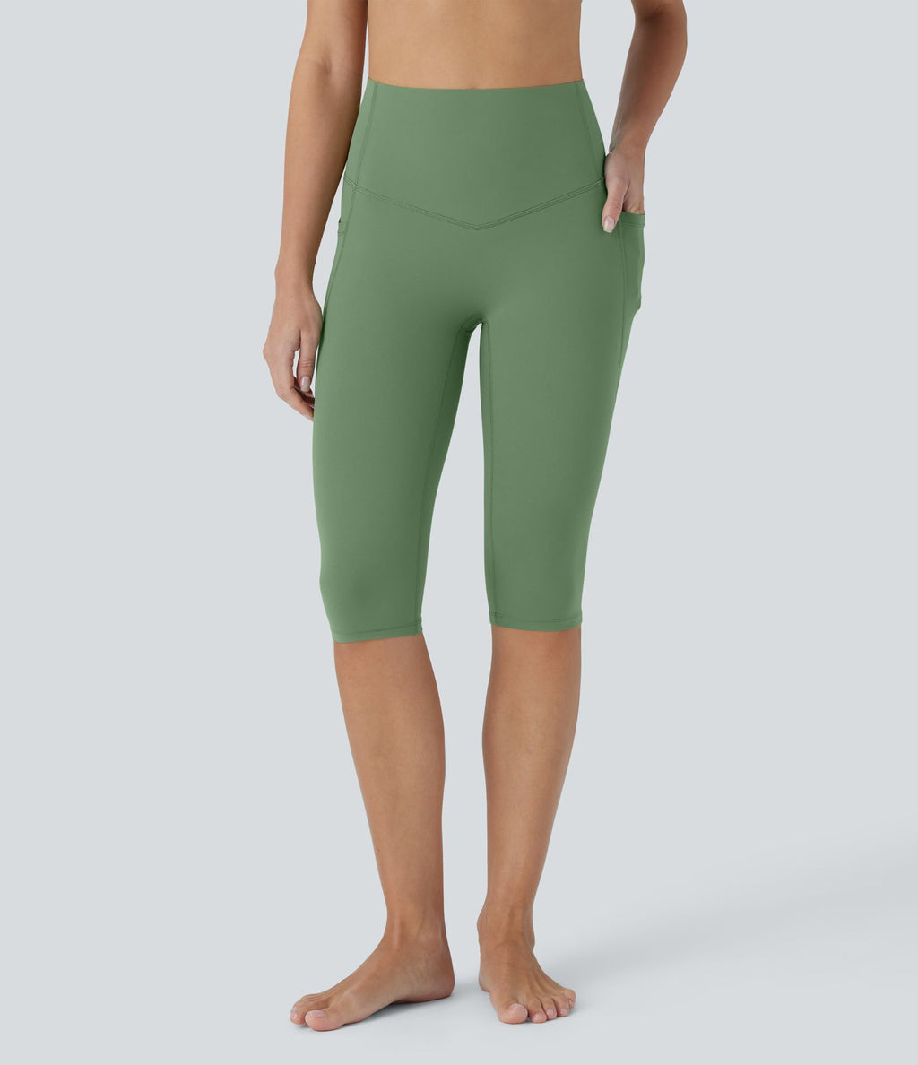 Legging corsaire de yoga gainant taille haute avec poches Halara UltraSculpt™