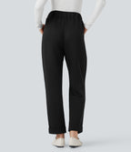 Pantalon décontracté SpacerTek™ taille haute, coupe fuselée avec poches