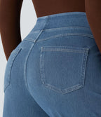 Halara Flex™ Jean Large Travail à Taille Haute Poches Multiples et Tricot Extensible