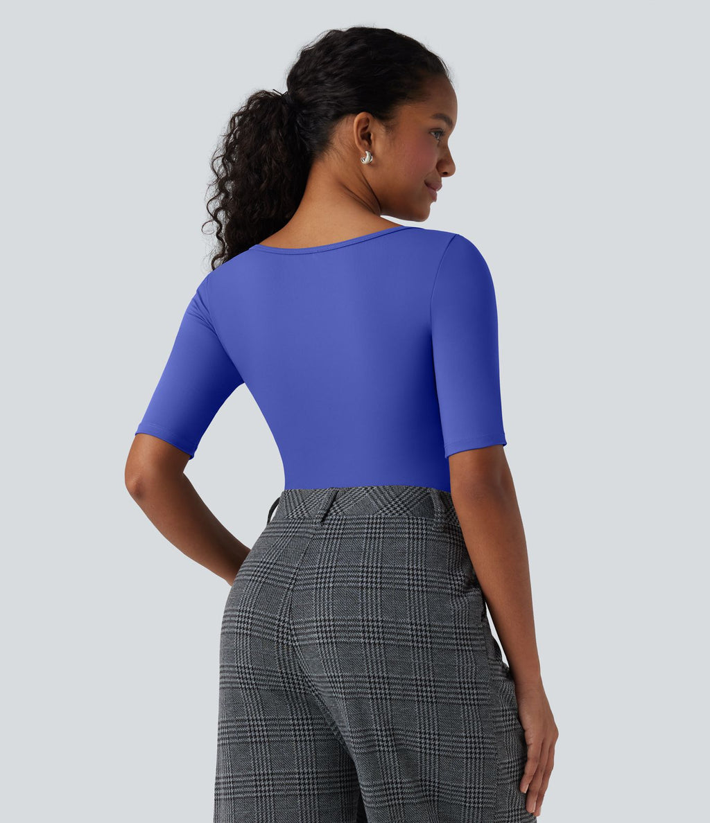 T-shirt de travail SoftlyZero™ Airy encolure arrondie manches courtes effet frais InstantCool
