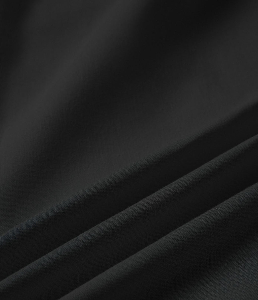 Robe mini sans manches en coton et lin à col rond avec poches