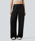 Pantalon décontracté SpacerTek™ taille mi-haute, jambe droite, avec poches