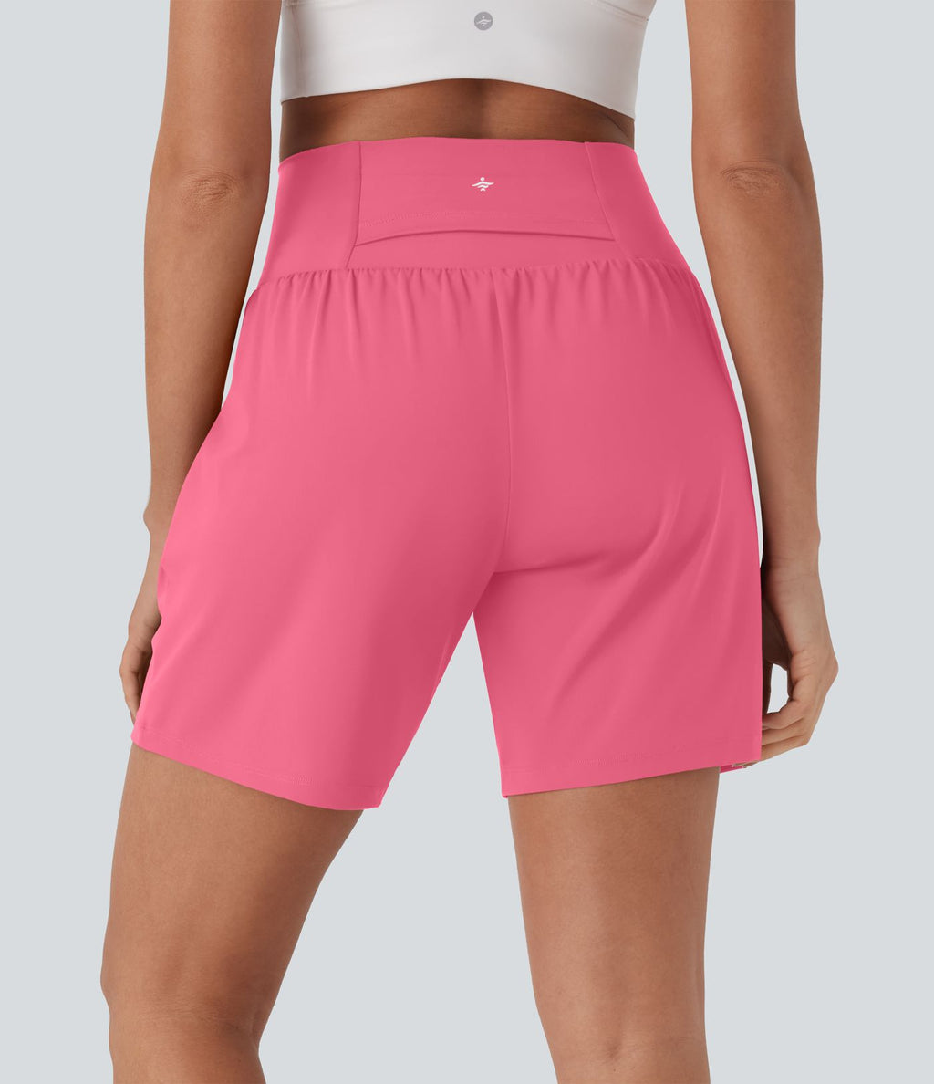 Short de yoga SoftlyZero™ Airy 2-en-1 taille très haute avec poches et effet frais InstantCool 17,5 cm