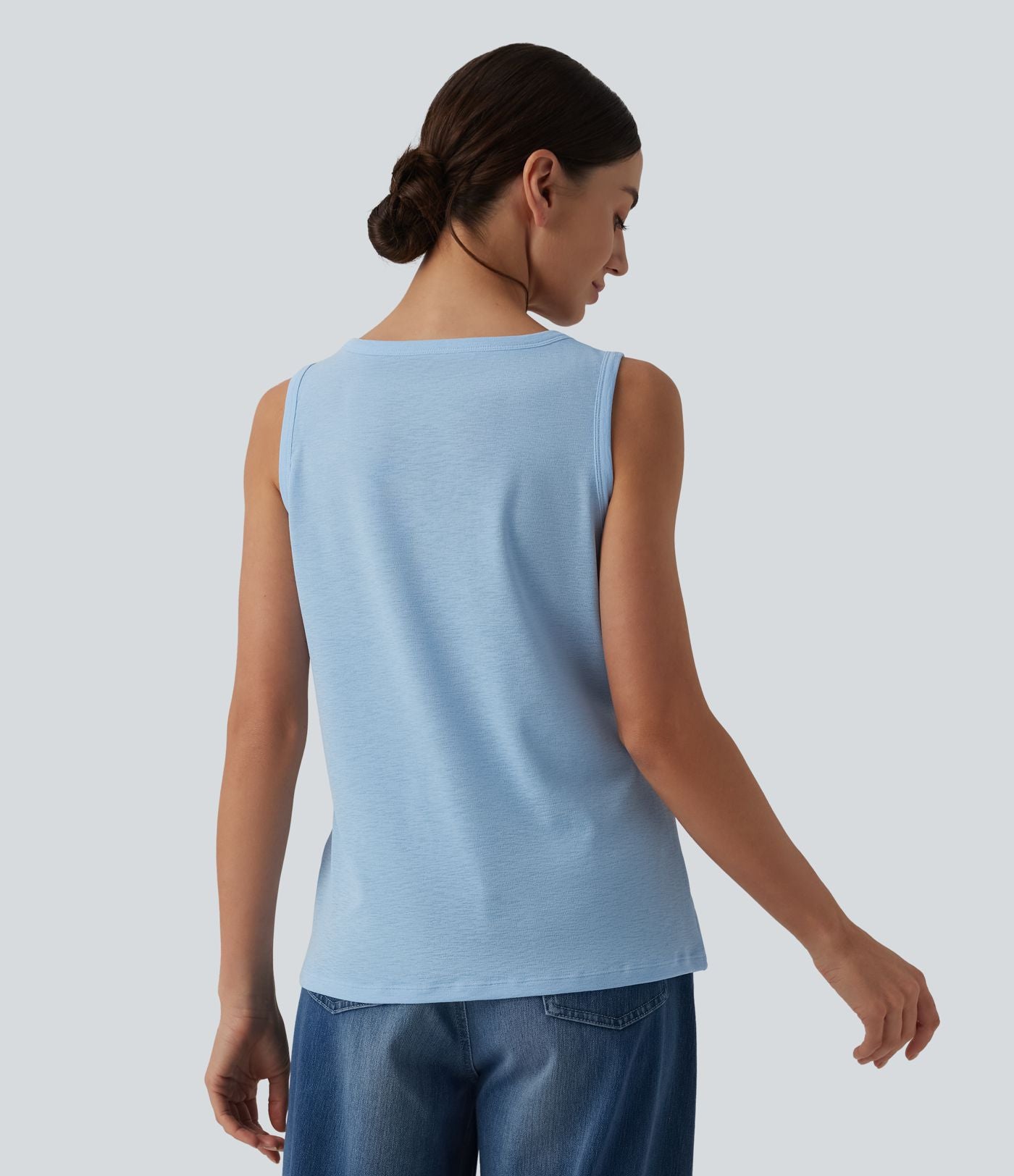Débardeur casual Henley